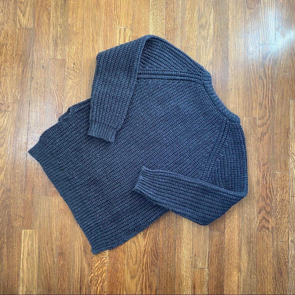 Faithfull the Brand Hi Low Chunky Knit Sweater - Picture 3 of 3
